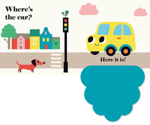 Where's the Car?: (An Interactive, Sensory Lift-the-Flap Book with Felt Flaps and a Mirror for Babies & Toddlers. Friendly Vehicles Include a Train, Boat, & Plane.)