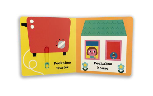 Peekaboo: House: (An Interactive Board Book for Babies & Toddlers with Mirror & Sliders to Push, Pull, or Turn. Cute Artwork Includes a Toaster, Cupcake, Mouse, & More.)