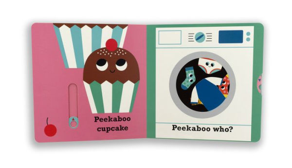 Peekaboo: House: (An Interactive Board Book for Babies & Toddlers with Mirror & Sliders to Push, Pull, or Turn. Cute Artwork Includes a Toaster, Cupcake, Mouse, & More.)