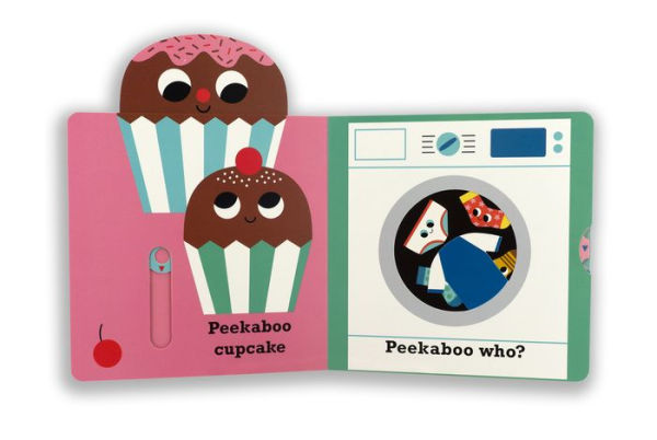 Peekaboo: House: (An Interactive Board Book for Babies & Toddlers with Mirror & Sliders to Push, Pull, or Turn. Cute Artwork Includes a Toaster, Cupcake, Mouse, & More.)