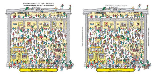 Where's Waldo? Double Trouble at the Museum: The Ultimate Spot-the-Difference Book!