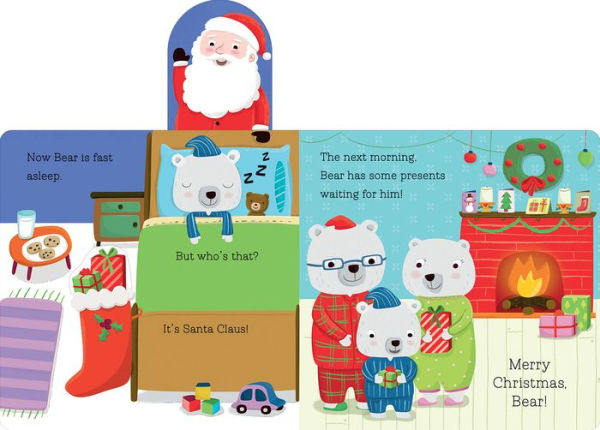 Bear Looks for Santa Claus: A Tiny Tab Book
