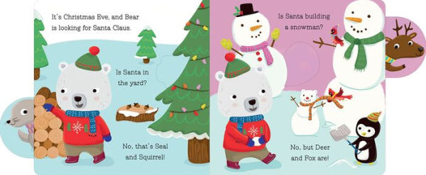 Bear Looks for Santa Claus: A Tiny Tab Book