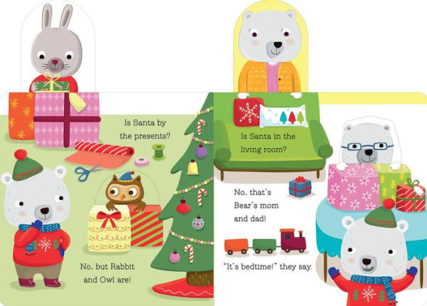 Bear Looks for Santa Claus: A Tiny Tab Book