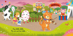 Alternative view 2 of Hey Diddle Diddle: (A Classic Nursery Rhyme Board Book with Interactive Sliders and QR Code for Instrumental and Vocal Versions - For Babies and Toddlers)