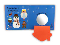 Alternative view 7 of Where's the Snowman?: (An Interactive, Sensory Lift-the-Flap Book with Felt Flaps and a Mirror for Babies & Toddlers. Stocking Stuffer Book with an Angel, Gingerbread Cookie & More.)
