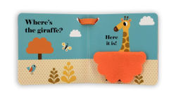 Alternative view 5 of Where's the Giraffe?: A Stroller Book: (An Interactive, Sensory Lift-the-Flap Book with Felt Flaps and a Mirror for Babies & Toddlers. Jungle Animals Include a Lion, Elephant, & Crocodile.)