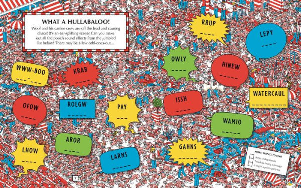 Where's Waldo? Words on the Go!: Play, Puzzle, Search and Solve