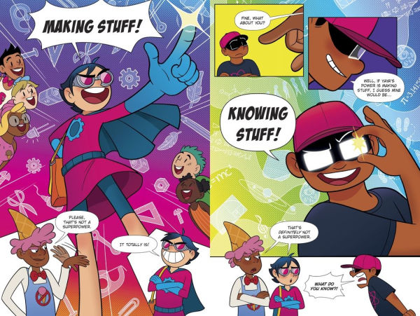 Maker Girl and Professor Smarts