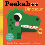 Title: Peekaboo: Dinosaur: (An Interactive Board Book for Babies & Toddlers with Mirror & Sliders to Push, Pull, or Turn. Cute Artwork Includes Friendly Dinosaurs of All Sizes.), Author: Camilla Reid