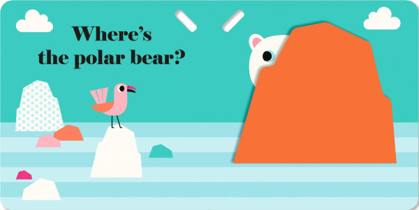 Where's Santa Claus?: A Stroller Book: (An Interactive, Sensory Lift-the-Flap Book with Felt Flaps for Babies & Toddlers. Christmas Stocking Stuffer with a Polar Bear, Snowman, & Elf.)