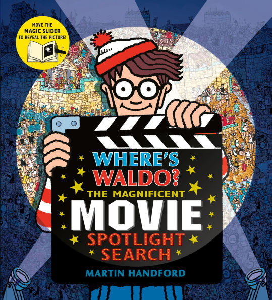 Where's Waldo? The Magnificent Movie Spotlight Search: (A Hidden Object Search-and-Find Puzzle Book with a Magic Flashlight to Reveal the Picture - a Perfect Gift & Travel Companion for All Ages)