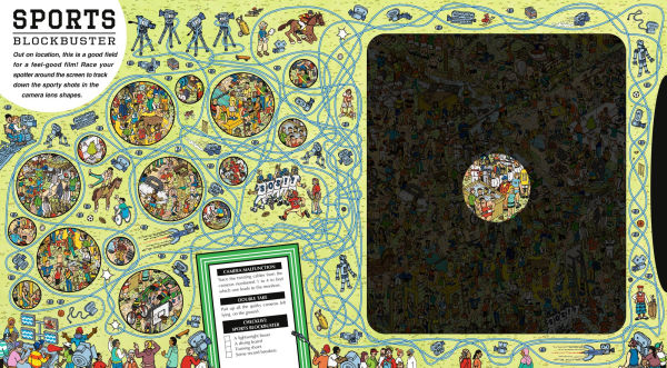 Where's Waldo? The Magnificent Movie Spotlight Search: (A Hidden Object Search-and-Find Puzzle Book with a Magic Flashlight to Reveal the Picture - a Perfect Gift & Travel Companion for All Ages)
