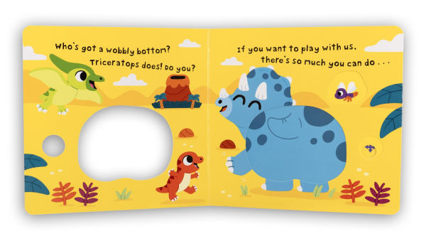 Dinosaur's Wobbly Bottom: (An Interactive Slider Book Full of Stomps, Dancing Wiggles, and Giggles for Babies and Toddlers)