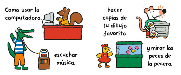 Maisy visita la biblioteca