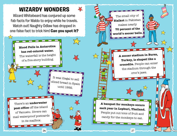 Where's Waldo? The Perfect Present Hunt: Searches, Puzzles, Facts, and Jokes