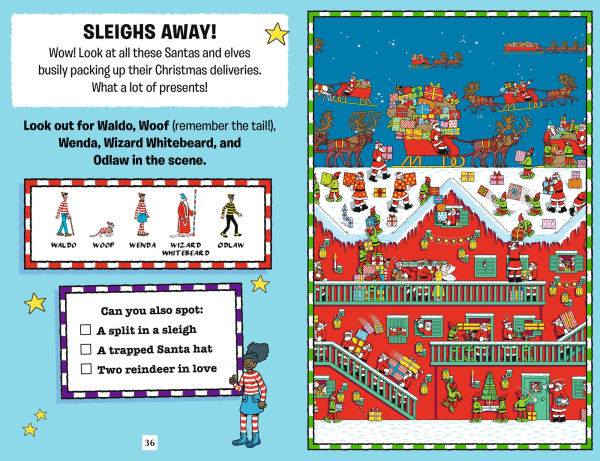 Where's Waldo? The Perfect Present Hunt: Searches, Puzzles, Facts, and Jokes