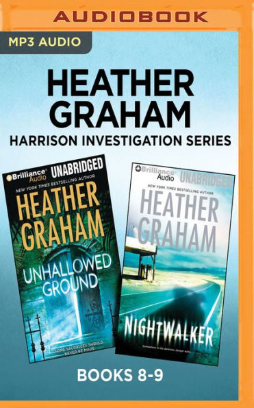 Heather Graham Harrison Investigation Series: Books 8-9: Unhallowed Ground & Nightwalker