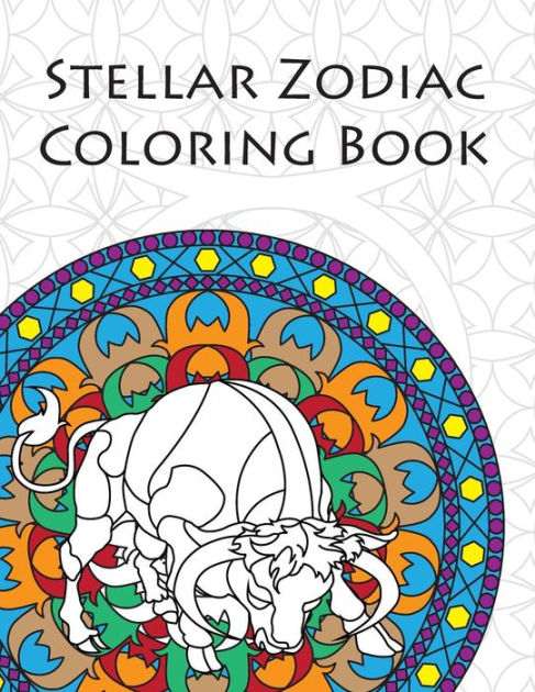 Stellar Zodiac Coloring Book|Paperback