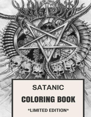 Satanic Coloring Book Laveyan Inspired Satanic Bible