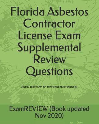 Florida Asbestos Contractor License Exam Supplemental Review Questions Sns-Brigh10