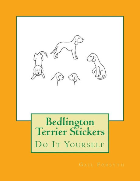 Bedlington Terrier Stickers: Do It Yourself