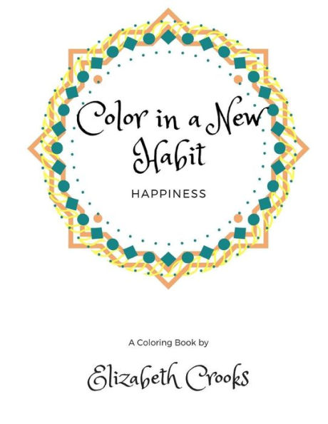 Color In A New Habit: Happiness