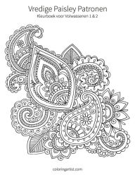 Title: Vredige Paisley Patronen Kleurboek voor Volwassenen 1 & 2, Author: Nick Snels
