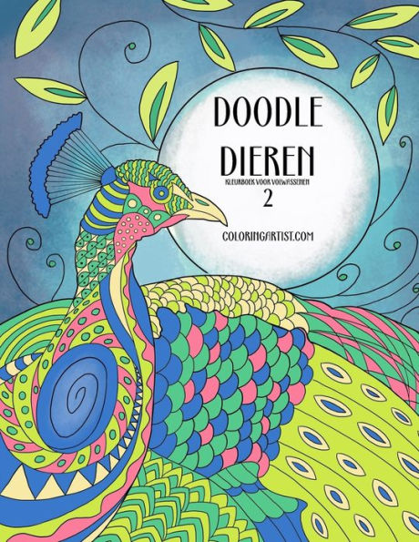 Doodle Dieren Kleurboek voor Volwassenen 2