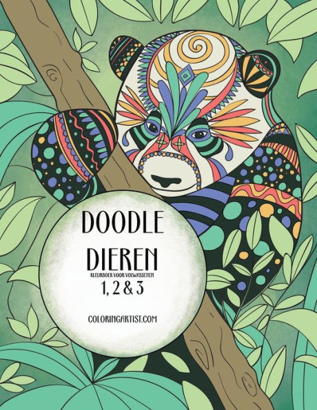 Doodle Dieren Kleurboek voor Volwassenen 1, 2 & 3