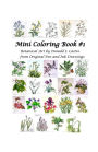 Mini Botanical Art Coloring Book: Pen & Ink Drawings