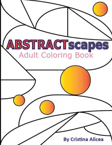 Abstractscape Adult coloring book