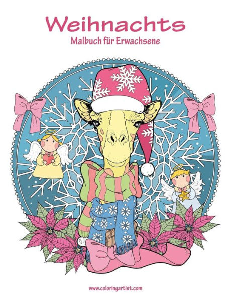 Weihnachts-Malbuch für Erwachsene 1