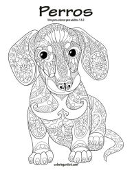 Title: Perros libro para colorear para adultos 1 & 2, Author: Nick Snels