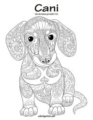 Title: Cani Libro da Colorare per Adulti 1 & 2, Author: Nick Snels