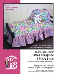 Title: Snug As A Bug Collection: Ruffled Bedspread & Pillow Sham: Confident Beginner-Level PVC Project for 14- to 15-inch Dolls, Author: Kristin Rutten