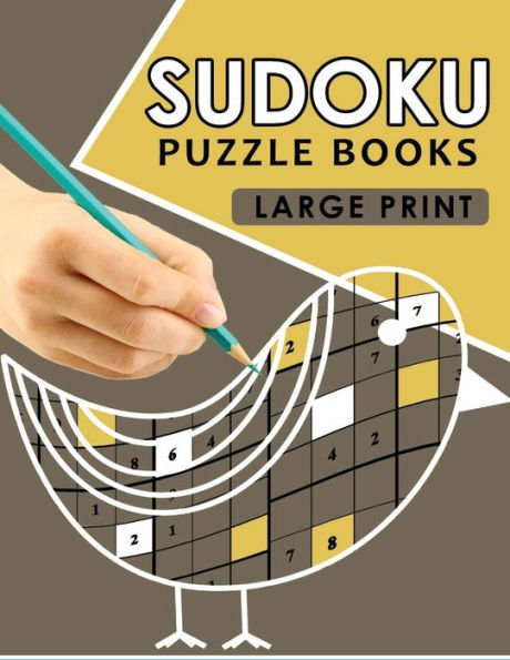 Sudoku Puzzle Books Large Print: Easy, Medium to Hard Level Puzzles for Adult Sulution inside