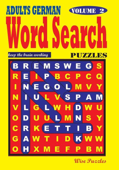 Adults German Word Search Puzzles, Vol. 2