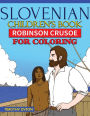 Slovenian Children's Book: Robinson Crusoe for Coloring