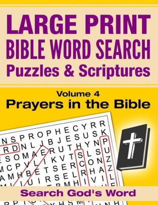 large print bible word search puzzles with scriptures volume 4