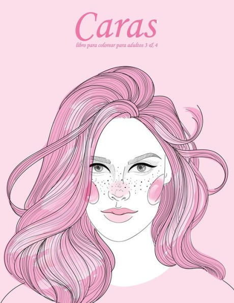 Caras libro para colorear para adultos 3 & 4