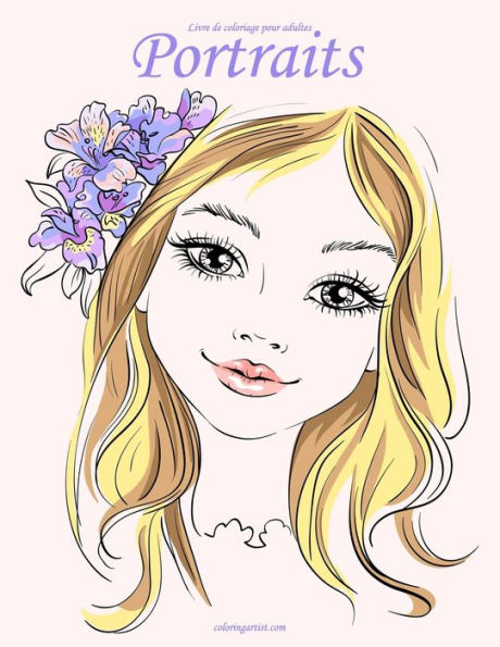 Livre de coloriage pour adultes Portraits 4