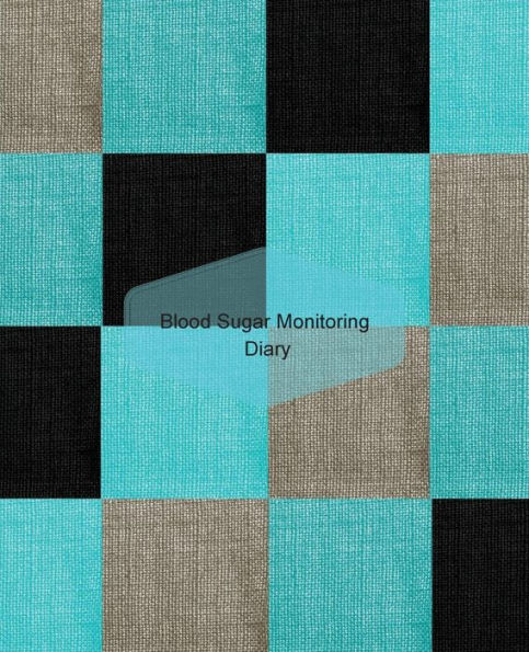 Blood Sugar Monitoring Diary: Square Cover : Blood Sugar Monitoring log, Glucose & Blood Sugar Tracker Diary, Type 1 &Type 2 Diabetes,Blood Sugar Diary, Large for Visual Comfort 7.25"x9.25" with Notes Section