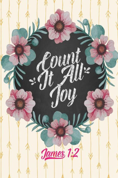 Count It All Joy: Bible Verse Quote Cover Composition Notebook Portable