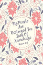 My people are destroyed for lack of knowledge: Bible Verse Quote Cover Composition Notebook Portable