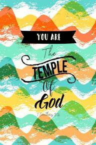 Title: You are a temple of God: Bible Verse Quote Cover Composition Notebook Portable, Author: Journals For All