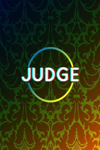 Judge: Names Of God Bible Quote Cover Composition Notebook Portable