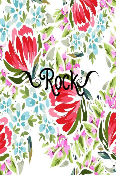 Rock: Names Of God Bible Quote Cover Composition Notebook Portable