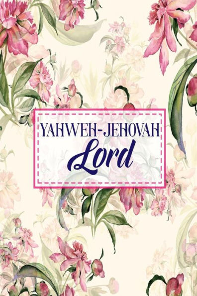 Lord: Names of God Bible Quote Cover Composition Notebook Portable