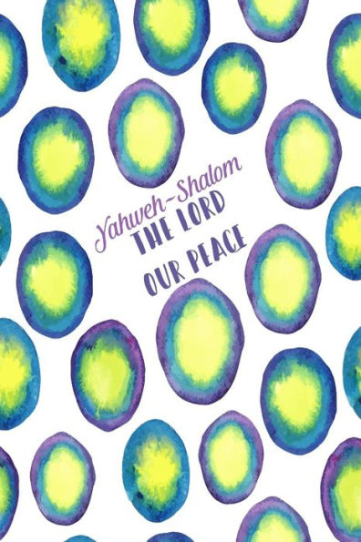 The Lord our Peace: Names of God Bible Quote Cover Composition Notebook Portable